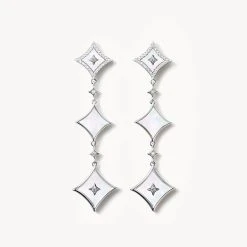 Mother-of-Pearl Chain Earring