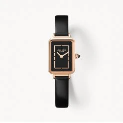 Rose Gold Black Onyx Watch