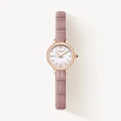 Mother-of-Pearl Watch With Zircon