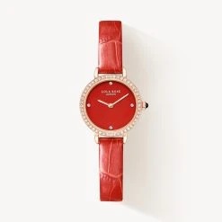 Carnelian Watch With Zircon