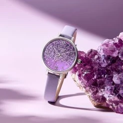 Gradient Sparkle Amethyst Watch With White Gold Case -Lola Rose Jewellery Shop 3 f32b304b 965f 48ce 96b3 7c6c42a81035