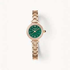 Malachite Watch With Zircon