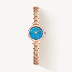 Blacklip Mother-of-Pearl Watch With Zircon