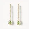 Aventurine Chain Earring -Lola Rose Jewellery Shop 60304 1