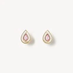 Pink Mother-of-Pearl Earring