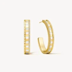 Mother-of Pearl Earring