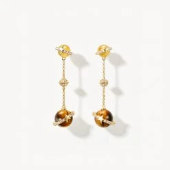 Tiger's Eye Earring
