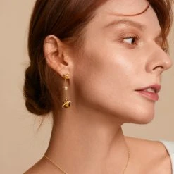 Tiger's Eye Earring -Lola Rose Jewellery Shop 60615 2 2