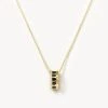 Arch Black Onyx Necklace -Lola Rose Jewellery Shop BlackOnyxNecklace 3
