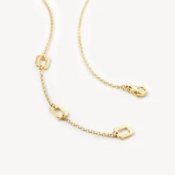 Arch Black Onyx Necklace -Lola Rose Jewellery Shop BlackOnyxNecklace3 3