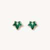 Malachite Bead Earring -Lola Rose Jewellery Shop MalachiteBeadEarring 1