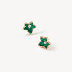 Malachite Bead Earring -Lola Rose Jewellery Shop MalachiteBeadEarring2