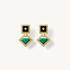 Gallery Malachite Earring