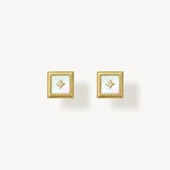 Gallery Mother-of-Pearl Stud Earring